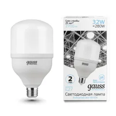 Лампа Gauss Elementary T100 32W 2700lm 6500K E27 LED 1/20