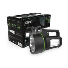 Фонарь прожекторный Gauss модель GFL602 11W 400lm Li-ion 4800mAh LED 1/10/30
Артикул: GF602
