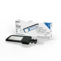 Светильник Уличный Gauss LED Qplus IP65 455*180*49 100W 12000lm 5000K 120-260V КСС "Ш" 1/4
Артикул: 629535300