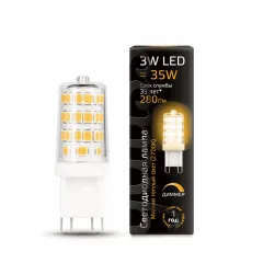 Gauss LED G9 AC185-265V 3W 2700K 1/20/200 диммируемая арт. 107309103