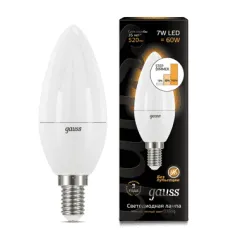 Gauss LED Candle E14 7W 2700К step dimmable 1/10/100 арт. 103101107-S