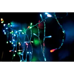 Гирлянда Feron CL14 RGB бахрома (4w, 1.4м*0.4м+1.4м прозрачный шнур, 220v) арт. 26804