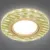 Точечный светильник Gauss Backlight BL080 Круг гран. Золотые нити/Золото, Gu5.3, LED 2700K 1/40