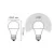 Фото Gauss LED A60-dim E27 11W 3000К диммируемая арт. 102502111-D