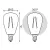 Фото Лампа Gauss Basic Filament ST45 4,5W 470lm 2700К Е14 LED 1/10/50 Артикул: 1141115