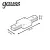 Коннектор Gauss для трековых шинопроводов прямой (I) белый 1/50, изображение 4