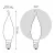 Фото Лампа Gauss Basic Filament Свеча на ветру 4,5W 380lm 2700К Е14 milky LED 1/10/50 Артикул: 1045115