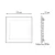 Фото Светильник Gauss Slim квадрат 12W 800lm 3000K 180-265V IP20 монтаж Ø155*155 170*170*22 LED 1/20 Артикул: 940111112