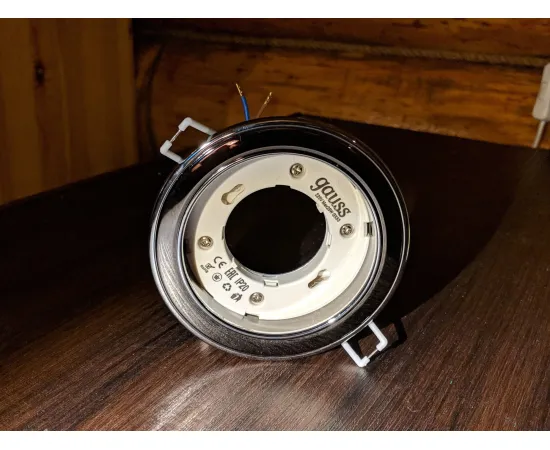 Точечный светильник Gauss Tablet GX103 Хром/Черный, GX53 1/100 арт.GX103