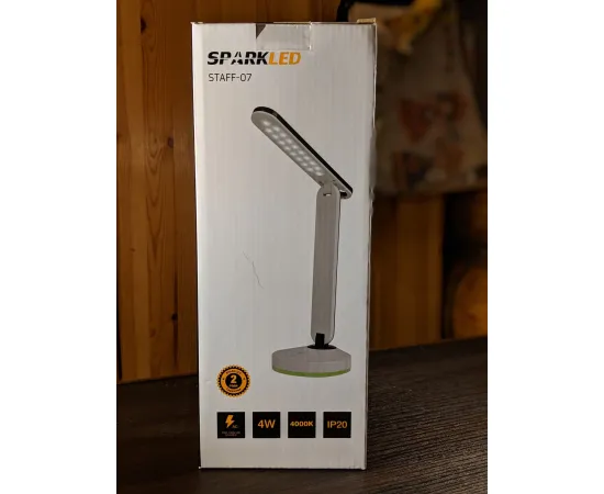 Светильник настольный светодиодный SPARKLED STAFF-07 4Вт ABS 4000K