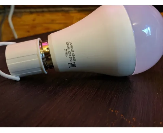 Лампа Gauss A60 7W 450lm 3000K E27 с Li-Ion аккумулятором LED 1/10/60, изображение 9