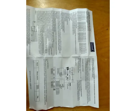 Инструкция General GDLI-60-IP67-12 арт. 513100