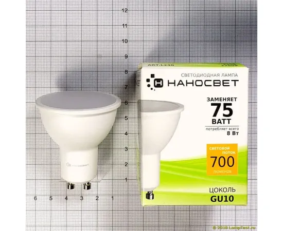 НАНОСВЕТ LE-MR16A-D-8/GU10/827 арт. L240