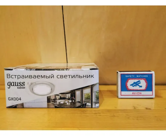 Точечный светильник Gauss Tablet GX004 Белый, GX53 1/100 арт. GX004