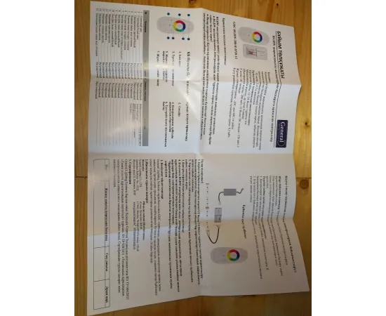 Инструкция General GDC-RGBW-288-R-IP20-12 арт. 511801