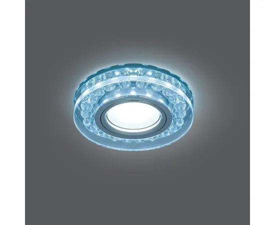 Точечный светильник Gauss Backlight BL045 Кругл. Кристалл/Хром, Gu5.3, LED 4100K 1/40