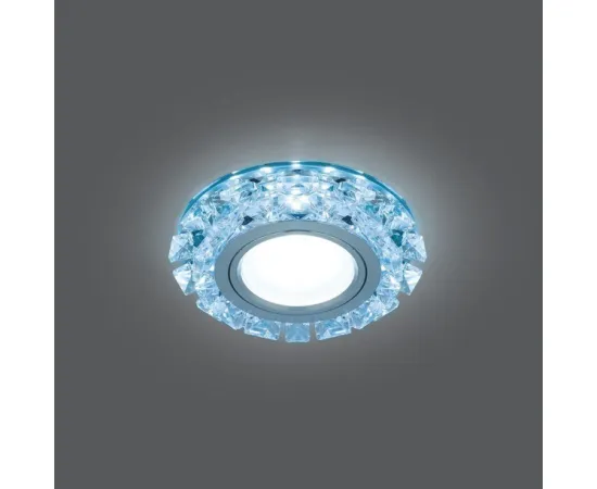 Точечный светильник Gauss Backlight BL050 Кругл. Кристалл/Хром, Gu5.3, LED 4100K 1/40