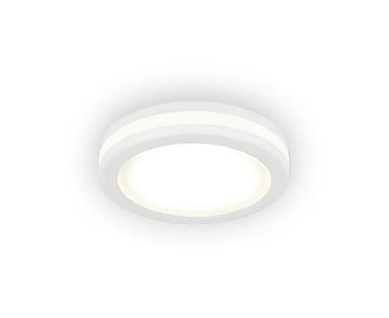 Точечный светильник Gauss Backlight BL098 Кругл. Белый, 5W, LED 3000K 1/60