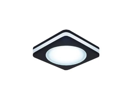 Точечный светильник Gauss Backlight BL109 Квадрат. Черный, 5W, LED 4000K 1/60