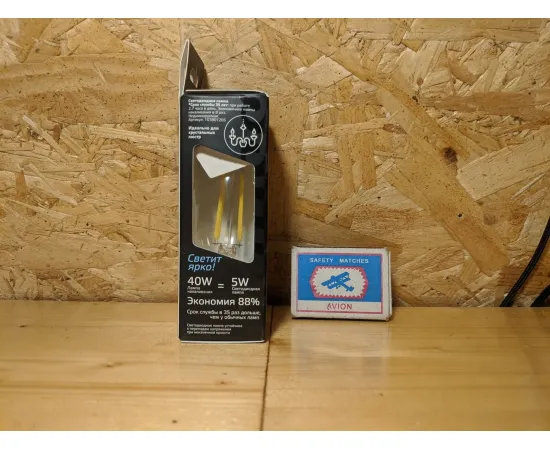 Gauss LED Filament Candle E14 5W 4100К 1/10/50 арт. 103801205 Характеристики