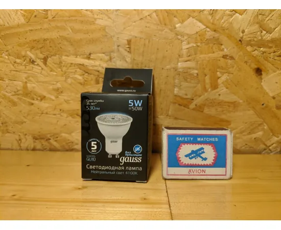 Gauss LED MR16 GU10 5W 4100K 1/10/100 арт. 101506205 Характеристики