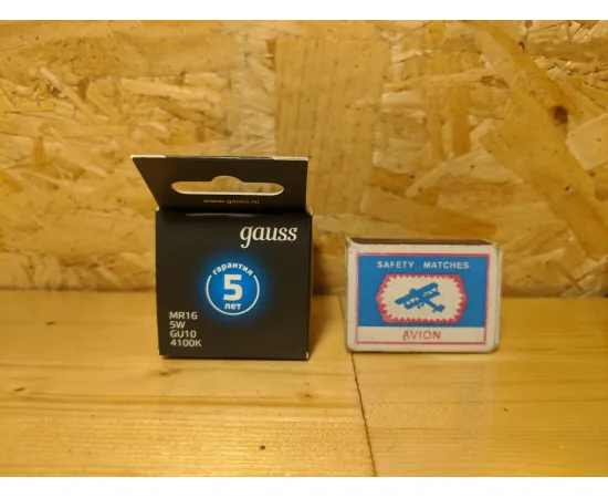 Gauss LED MR16 GU10 5W 4100K 1/10/100 арт. 101506205 Характеристики