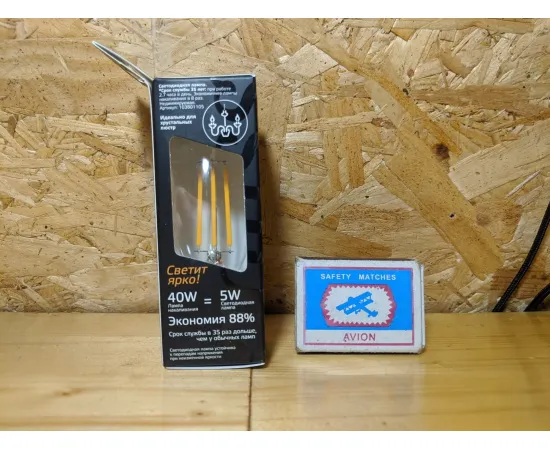 Gauss LED Filament Candle E14 5W 2700К 1/10/50 арт. 103801105 Характеристики