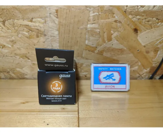 Gauss LED Filament Candle E14 5W 2700К 1/10/50 арт. 103801105 Характеристики