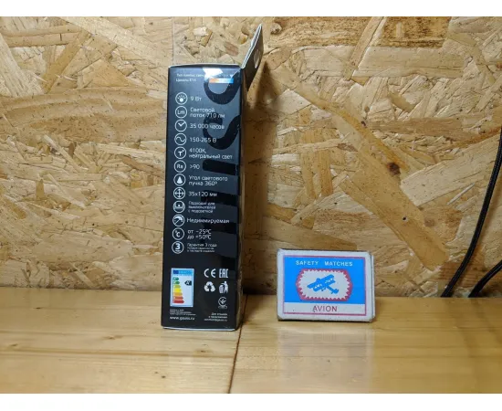 Gauss LED Filament Свеча на ветру E14 9W 710lm 4100K 1/10/50 арт.104801209 Характеристики