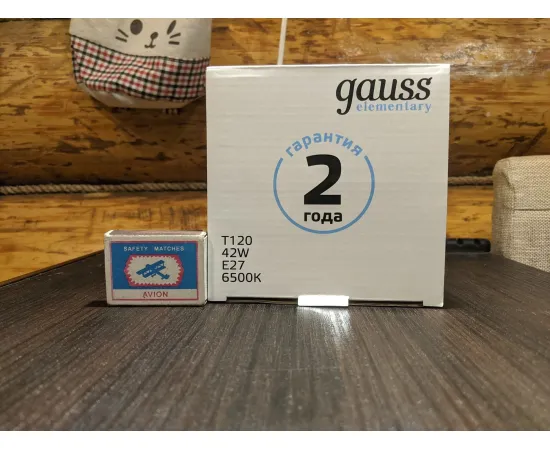 Gauss Elementary LED T120 E27 42W 3700lm 180-240V 6500K 1/12, изображение 8