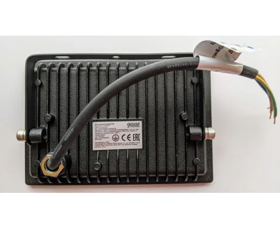 Фото Прожектор Gauss Elementary 30W 2695lm 4000К 200-240V IP65 черный LED арт. 613100230