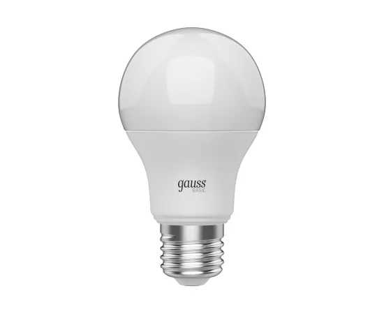Gauss Basic A60 9,5W 800lm 3000K Е27 LED 1/10/50
