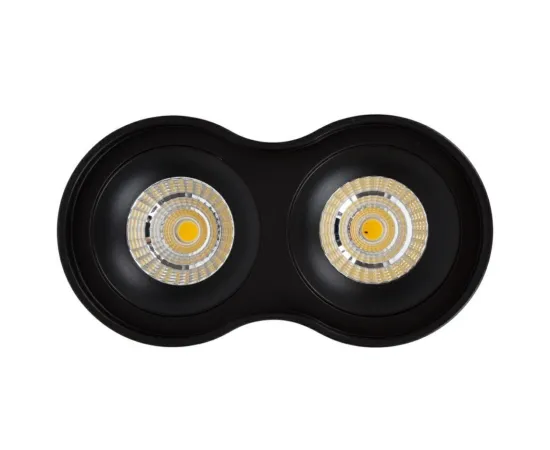 Gauss светильник накладной HD033 24W (черный/черный) 3000K 180x100*100мм арт. HD033 светильник