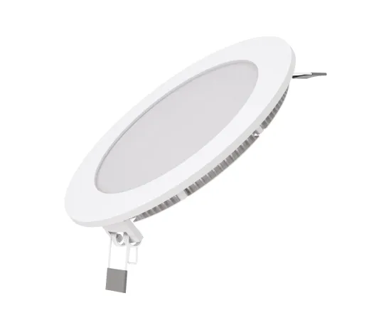 Фото характеристики Встраиваемый светильник Gauss Slim круг 9W 610lm 3000K 180-265V IP20 монтаж Ø130 145*22 LED арт. 939111109