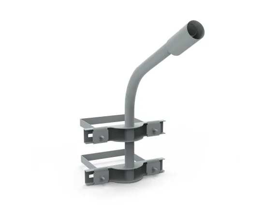 Кронштейн Gauss для уличных светильников на опору с 2 хомутами 625х460х680 D48мм 1/6, изображение 3 Кронштейн Gauss для уличных светильников на опору с 2 хомутами 625х460х680 D48мм 1/6, изображение 3