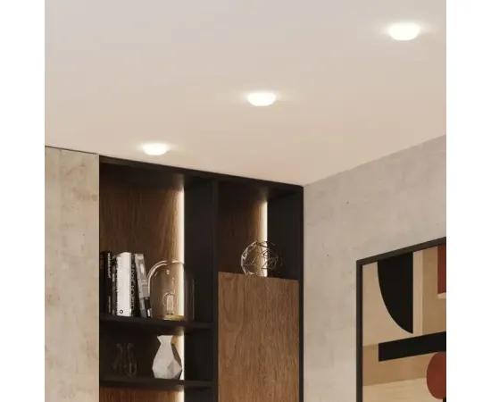 Светильник Gauss Frameless круг 12W 1200lm 4000K 85-265V IP20 монтаж Ø106 120*27мм LED 1/5/40, изображение 3