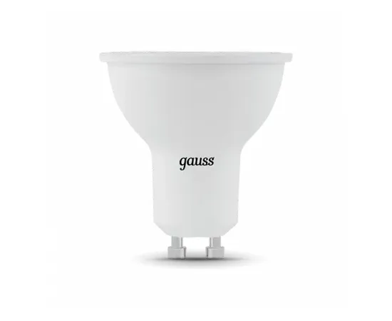 Фото характеристики Лампа Gauss MR16 5W 500lm 3000K GU10 диммируемая LED арт. 101506105-D