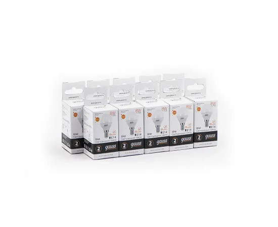 Gauss LED Elementary Globe 8W E14 3000K 1/10/50 арт. 53118 Gauss LED Elementary Globe 8W E14 3000K 1/10/50 арт. 53118