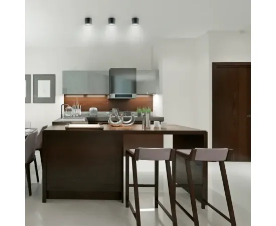 Светильник Gauss Overhead накл цил 10W 720lm 4100K 170-240V IP20 88*75мм черный с расс LED 1/30, изображение 6