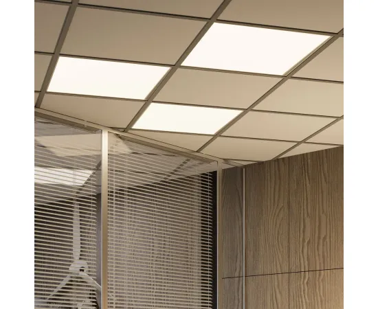 Светильник офисный Gauss 48W 4500lm 4000K IP20 595*595*19мм призма LED 1/4, изображение 8