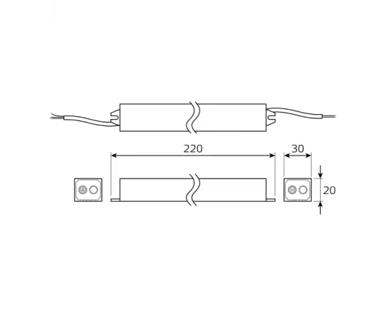 Фото Блок питания Gauss Basic 12V 40W IP67 1/50 Артикул: BT522 Фото Блок питания Gauss Basic 12V 40W IP67 1/50 Артикул: BT522