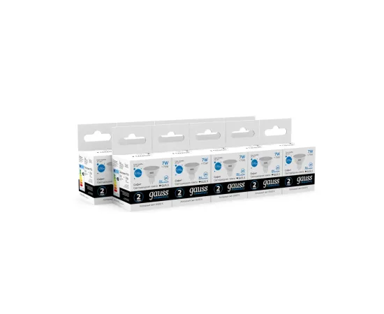Фото Gauss LED Elementary MR16 GU5.3 7W 6500K 1/10/100 арт. 13537 Фото Gauss LED Elementary MR16 GU5.3 7W 6500K 1/10/100 арт. 13537