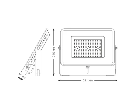 Фото Прожектор Gauss Qplus 100W 8500lm 6500K 175-265V IP65 графитовый LED 1/4 Артикул: 690511100 Фото Прожектор Gauss Qplus 100W 8500lm 6500K 175-265V IP65 графитовый LED 1/4 Артикул: 690511100