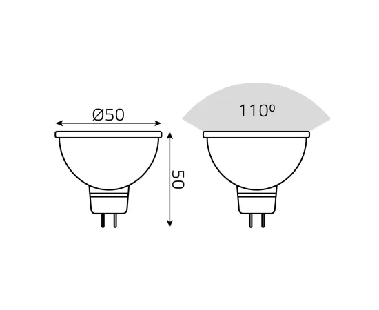 Фото Лампа Gauss MR16 6W GU5.3 RGBW+димирование LED 1/100 Артикул: 101105406 Фото Лампа Gauss MR16 6W GU5.3 RGBW+димирование LED 1/100 Артикул: 101105406