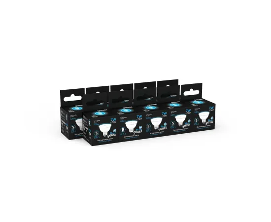 ​Фото Лампа Gauss MR16 7W 630lm 6500K GU5.3 LED 1/10/100 Артикул: 101505307