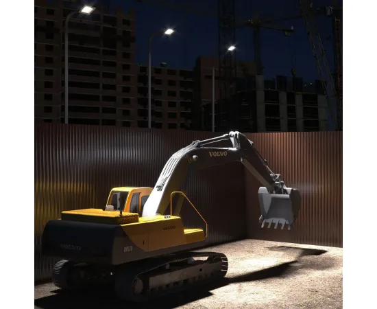 Прожектор Gauss Elementary 200W 16800lm 6500К 200-240V IP65 черный LED 1/2, изображение 7