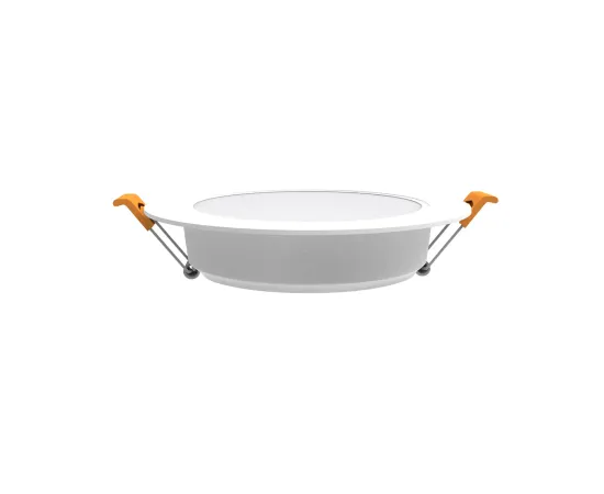 Фото ​Светильник Gauss Elementary Downlight круг 5W 430lm 4000K 210-240V IP20 95*38 монтаж белый LED 1/100 Артикул: 9100420205