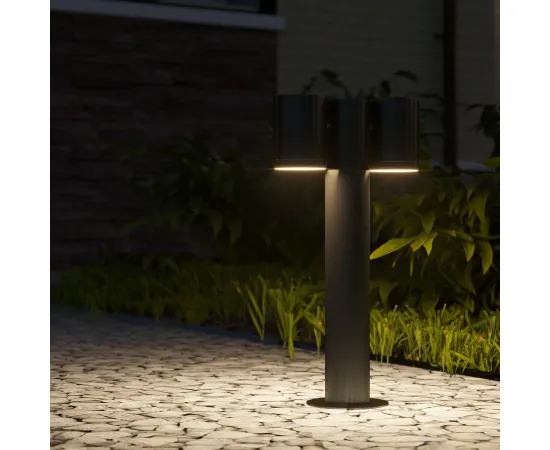 Фото Светильник садово-парковый Gauss Sonata ландшафтный столб 2*35W, 2*GU10, 170-240V / 50Hz, IP54 (1/6) Артикул: GD157