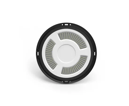 Фото Светильник подвесной Gauss UFO 200W 24000lm 5000K 175-265V IP65 D310*88мм черный скобка в комплекте Артикул: 821536320