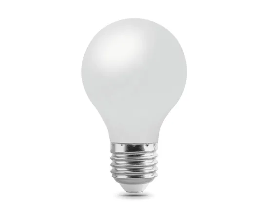 Фото Лампа Gauss Filament А60 10W 820lm 2700К Е27 opal milky диммируемая LED 1/10/40 Артикул: 102202110-D